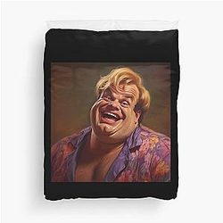 Chris Farley Fan Duvet Cover
