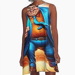 The Jovial Giant: Chris Farley Tribute A-Line Dress
