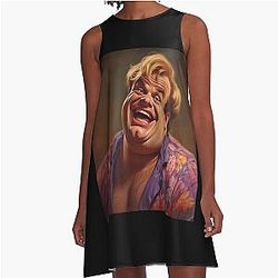 Chris Farley Fan Art Aline Dress