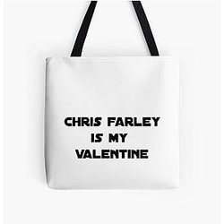 Chris Farley is My Valentine Tote Bag