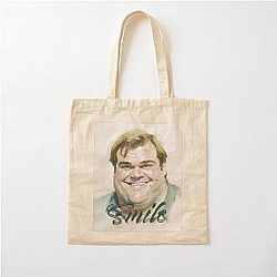 Chris Farley Watercolor Cotton Tote Bag
