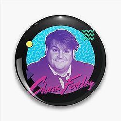 Chris Farley 90s Nostalgia Graphic Pin