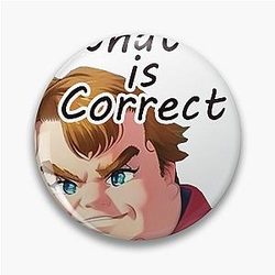 Chris Farley Cartoon Pin