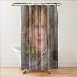 Chris Farley Portrait Shower Curtain