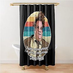 Chris Farley - I Only Play One Character Color Shower Curtain