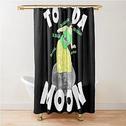 Chris Farley Cheering for the Stock Market Bulls Shower Curtain