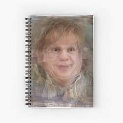 Chris Farley Portrait Notebook