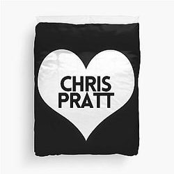 Love Chris Pratt Duvet Cover
