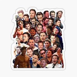 Chris Pratt Paparazzi Sticker