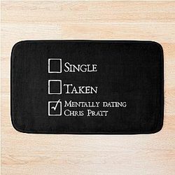 Mentally dating Chris Pratt bath mat