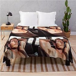 Chris Pratt Shirtless Throw Blanket
