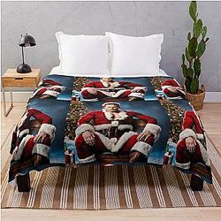 Chris Pratt Christmas Throw Blanket
