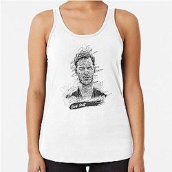 Chris Pratt Abstract Sketch Art, Chris Pratt Tank Top