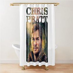 Chris Pratt Shower Curtain