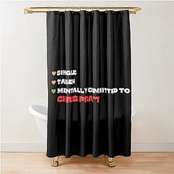 Mentally Committed To Chris Pratt Shower Curtain