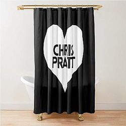 Love Chris Pratt Shower Curtain
