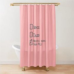 Mentally Dating Chris Pratt Shower Curtain