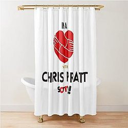 In A Relationship with Chris Pratt Shower Curtain