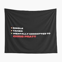 Mentally Committed To Chris Pratt Tapestry
