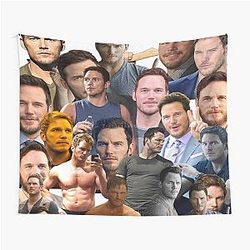 Chris Pratt Photo Tapestry