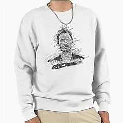 Chris Pratt Abstract Sketch Art, Chris Pratt Pullover Hoodie