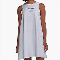 Chris Pratt Appreciation Society A Line Dress