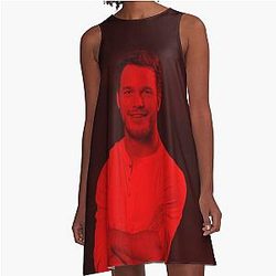 Chris Pratt Celebrity A Line Dress