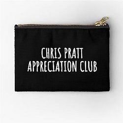 Chris Pratt appreciation club Zipper Pouch