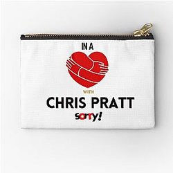 In a Relationship with Chris Pratt Sorry Zipper Pouch