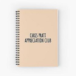 Chris Pratt club Spiral Notebook