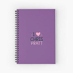 I Love Chris Pratt Notebook