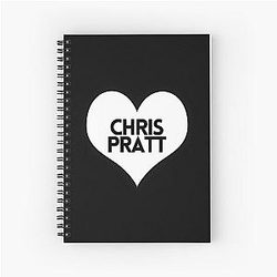 Love Chris Pratt Notebook