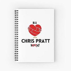 In a Relationship with Chris Pratt Sorry Spiral Notebook