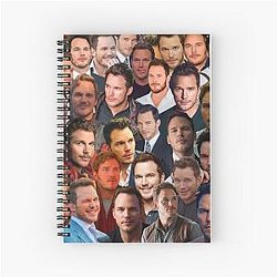 Chris Pratt Spiral Notebook
