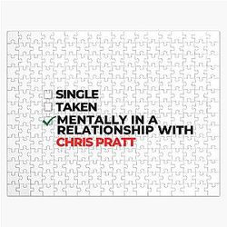 Mentally in a Relationship with Chris Pratt Jigsaw Puzzle