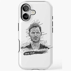 Chris Pratt Abstract Sketch Art iPhone Case