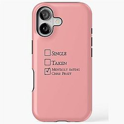 Mentally dating Chris Pratt iPhone tough case