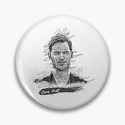 Chris Pratt Abstract Sketch Art, Chris Pratt Pin