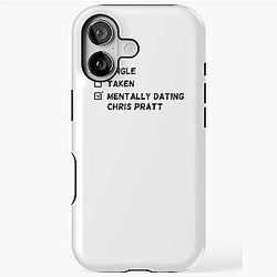 Mentally dating Chris Pratt iPhone Case