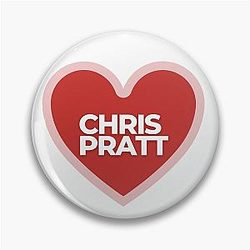 I Heart Chris Pratt Pin