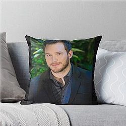Chris Pratt Art Throw Pillow