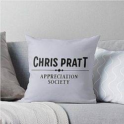 Chris Pratt Appreciation Society Throw Pillow