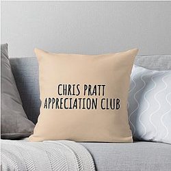 Chris Pratt Appreciation Club Throw Pillow