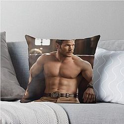 Chris Pratt Handsome Throw Pillow