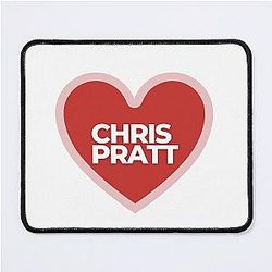 I Heart Chris Pratt Mouse Pad