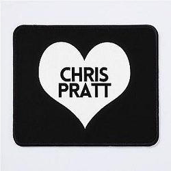 Love Chris Pratt Mouse Pad