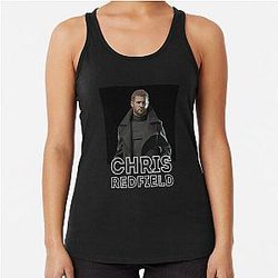 Chris Redfield Racerback Tank Top