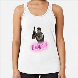 Chris Redfield Racerback Tank Top