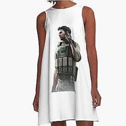 Funny Chris Redfield Resident Evil A-Line Dress