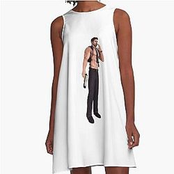 Funny Chris Redfield Resident Evil A-Line Dress